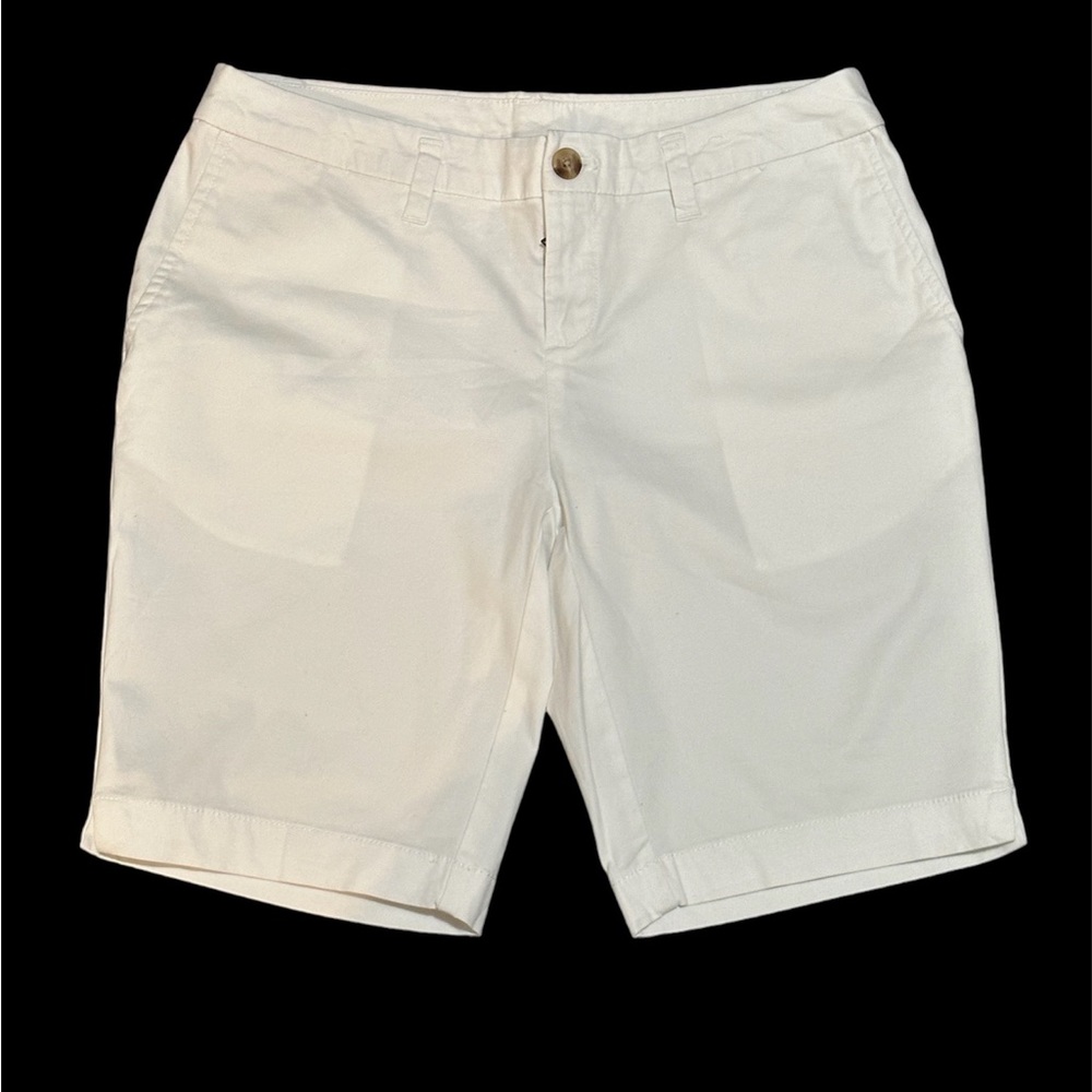 faded glory white shorts size 6